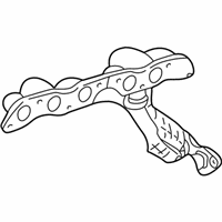 OEM 2003 Lexus IS300 Exhaust Manifold - 17140-46080