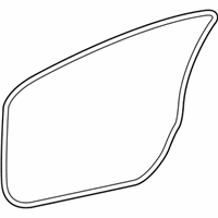 OEM Infiniti Weatherstrip-Front Door, RH - 80830-5DA0A