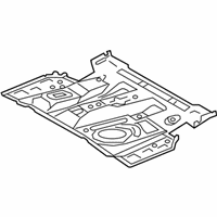 OEM 2020 Lexus RX350L Pan, Center Floor L/BOL - 58211-48921