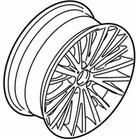 OEM 2015 BMW 435i Gran Coupe Disc Wheel, Light Alloy, Bright-Turned - 36-11-6-856-218