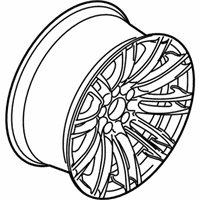 OEM BMW 320i Light Alloy Disc Wheel Reflexsilber - 36-11-6-796-249