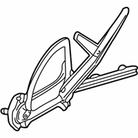 OEM Saturn LW2 Front Side Door Window Regulator Assembly - 22669948