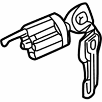 OEM 2002 Chrysler Sebring Door Lock Cylinder - MR566185