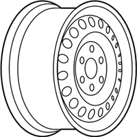 OEM 2004 GMC Envoy XL Spare Wheel - 9593405