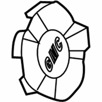 OEM 2002 GMC Envoy Wheel Cap - 9593389