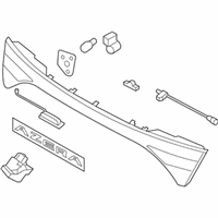 OEM 2012 Hyundai Azera Lamp Assembly-Rear Combination, Center - 92401-3V320