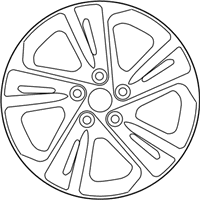 OEM 2018 Hyundai Elantra Double 5-Spoke Wheel - 52910-F2300