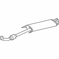 OEM Toyota RAV4 Muffler & Pipe - 17420-0V072