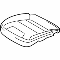 OEM 2020 BMW i3 Seat Upholstery, Right - 52-10-7-388-649