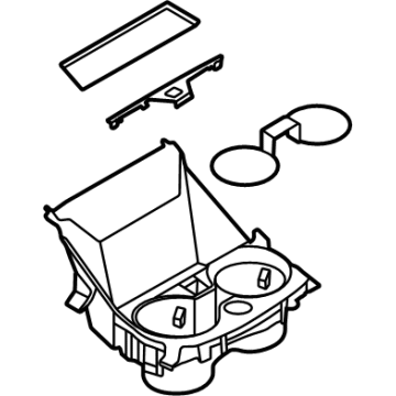 OEM BMW 228i xDrive Gran Coupe STORAGE TRAY, CUP HOLDER, CE - 51-16-7-951-771