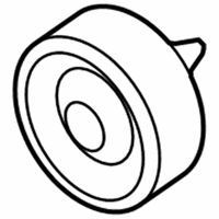 OEM 2006 Lincoln Zephyr Serpentine Idler Pulley - 6E5Z-8678-AC