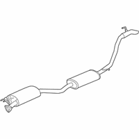 OEM 2017 Honda Ridgeline Muffler, Exhuast - 18307-T6Z-A01