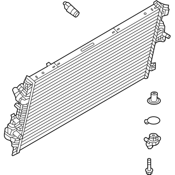 OEM 2011 Ford F-350 Super Duty Auxiliary Radiator - BC3Z-8005-M