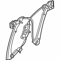 OEM Nissan Murano Regulator Assembly - Door Window, RH - 80720-1GR1A