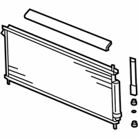 OEM Honda Fit Condenser Assy. - 80110-SAA-013
