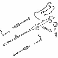 OEM 2009 Infiniti M35 Power Steering Gear & Linkage Assembly - 49001-EH100