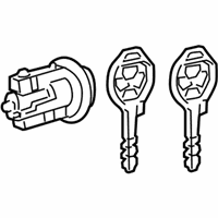 OEM 2011 Toyota Venza Cylinder & Keys - 69057-02150