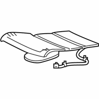 OEM Acura Tci, Left Front Seat Cushion - 81619-TX4-A31
