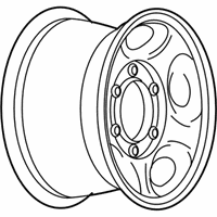 OEM 2014 Chevrolet Express 3500 Wheel, Steel - 9595398