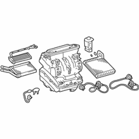 OEM 2015 Toyota Corolla AC & Heater Assembly - 87050-02C10