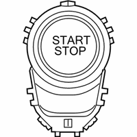 OEM 2017 BMW 540i Starter/Stop Switch - 61-31-6-835-087