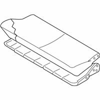 OEM 2005 Nissan Quest Cushion Assy-3RD Seat - 89300-5Z212