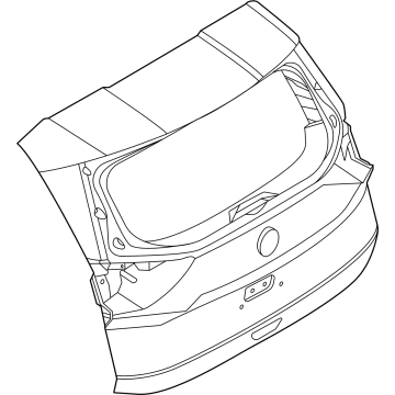 OEM Nissan Door Assy-Back - 9001A-6RC1A