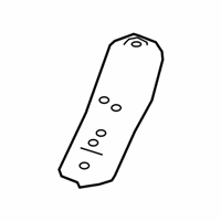 OEM 2010 Nissan Maxima Stay Assembly-Rear Suspension Member, LH - 55452-JA10A