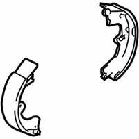 OEM 2007 Kia Sportage Parking Brake Shoe Kit - 583502EA10