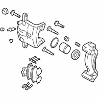 OEM 2007 Kia Sportage Rear Wheel Brake Assembly - 582103K000