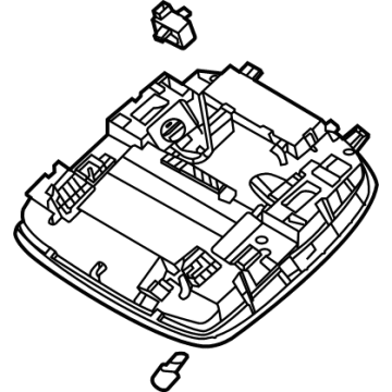 OEM 2021 Hyundai Sonata Overhead Console Lamp Assembly - 92800-L0000-NVC