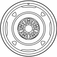 OEM 2009 Toyota Corolla Wheel, Steel - 42611-12B80