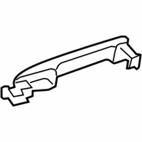 OEM 2014 Lexus CT200h Front Door Outside Handle Assembly, Left - 69220-0E010-A0