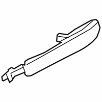 OEM 2021 BMW 745e xDrive Door Handle, Painted, Exterior - 51-21-7-472-789