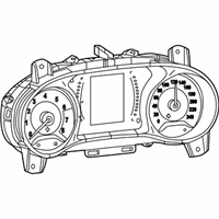 OEM 2018 Jeep Compass Cluster-Instrument Panel - 6QR59DX9AC