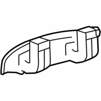 OEM Pontiac Handle, Front Side Door Outside - 22620527