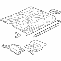 OEM 2002 GMC Sonoma Panel Asm, Floor T(53) - 12548364