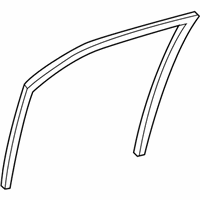 OEM Lexus Run, Front Door Glass, RH - 68141-30340