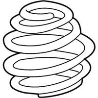 OEM BMW Front Coil Spring - 31-33-6-757-781