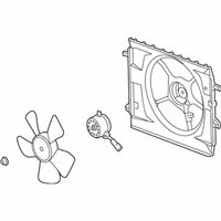 OEM 2007 Chevrolet HHR Fan Module - 25784660