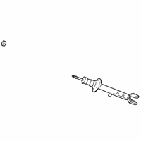 OEM 2021 Lexus IS350 ABSORBER Set, Shock - 48510-80A11