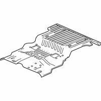 OEM 2004 GMC Envoy XUV Panel Asm, Rear Floor - 88980221