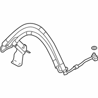 OEM 2012 BMW 740Li EXPANSION HOSE 1ST PART - 32-41-6-850-668