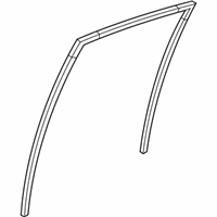 OEM 2020 Acura TLX Runchannel, Right Rear D - 72735-TZ3-A01