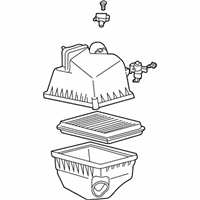 OEM Toyota Highlander Air Cleaner Assembly - 17700-20150