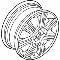 OEM Honda Fit Disk, Aluminum Wheel (16X6J) (Tpms) (Kosei) - 42700-TK6-A91