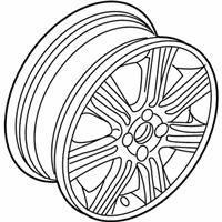 OEM 2010 Honda Fit Disk, Aluminum Wheel (16X6J) (Tpms) (Kosei) - 42700-TK6-A91