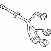 OEM 2009 Kia Sorento Rear Holder & Wiring Assembly - 924193E620
