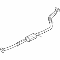 OEM 2003 Kia Rio MUFFLER Assembly-Center(FRO - 28650FD300