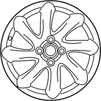 OEM Nissan Cube Aluminum Wheel - D0300-1A12B